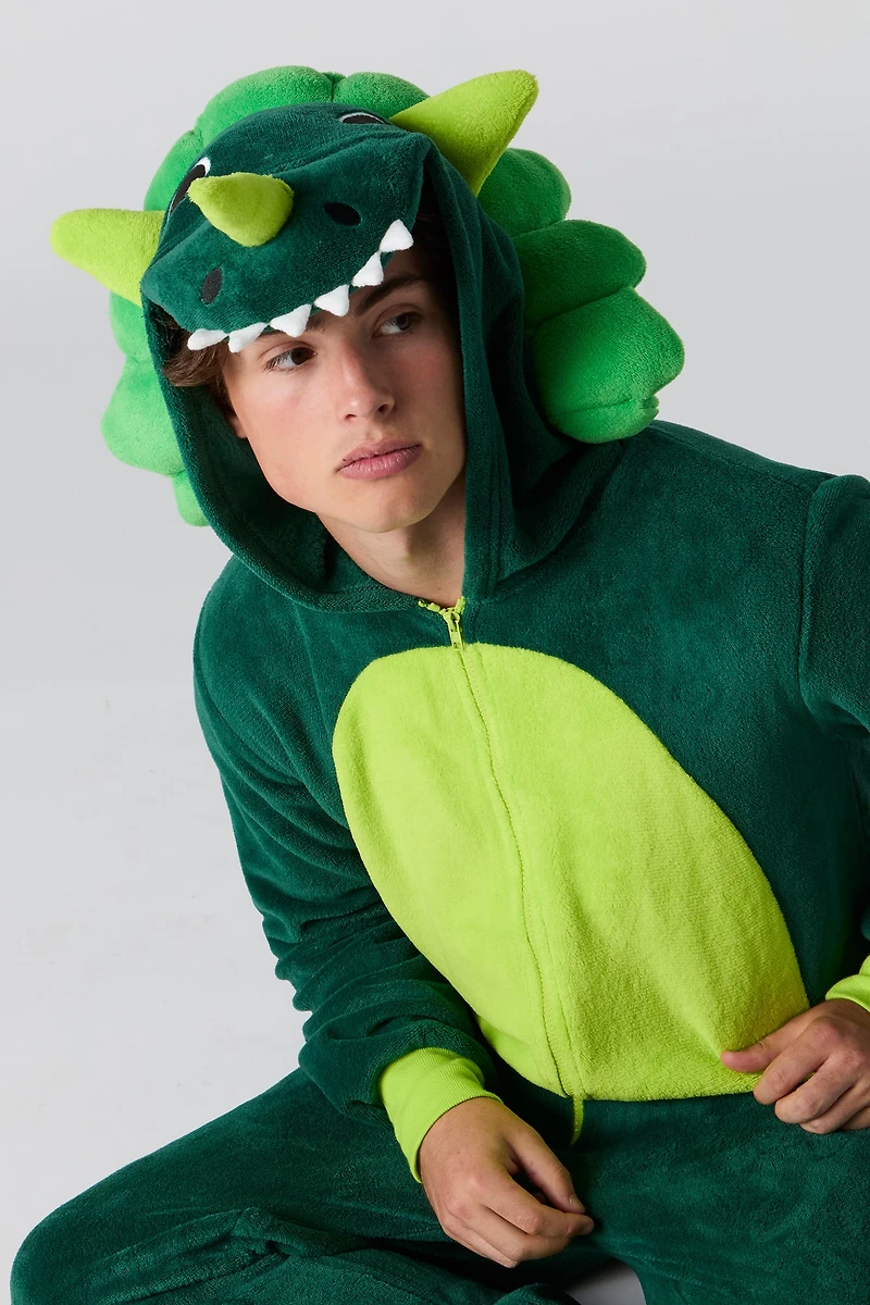 Combinaison en peluche dinosaure 3D