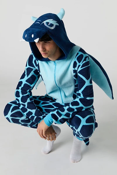 Combinaison en peluche Dragon 3D
