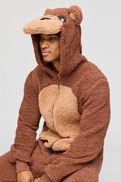 3D Bear Sherpa Onesie