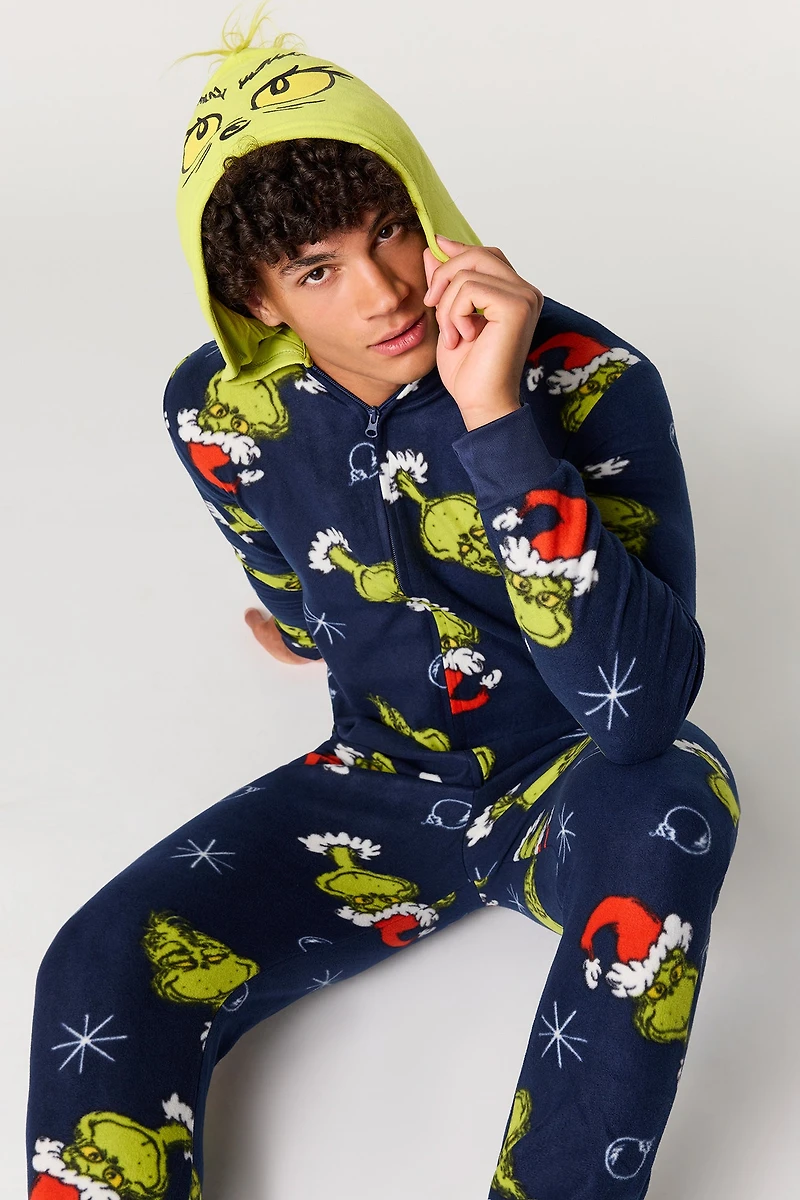 3D Grinch Plush Onesie