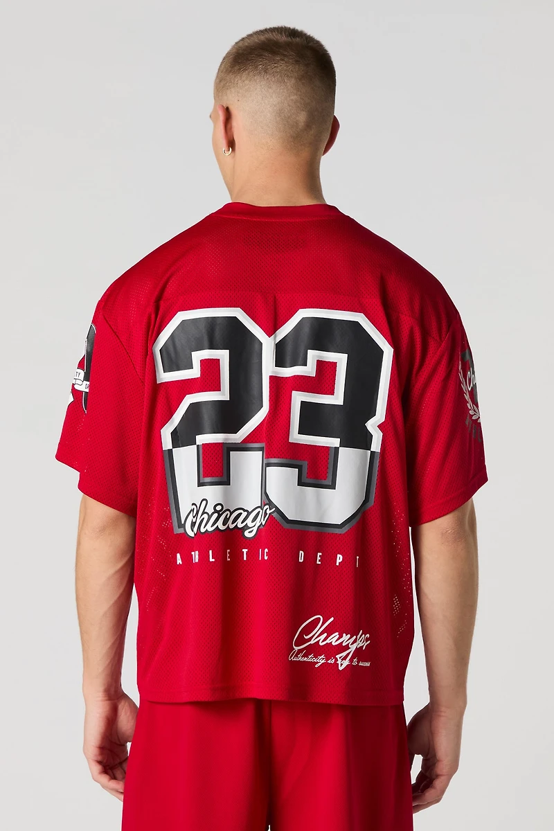 City Graphic Mesh Football Jersey