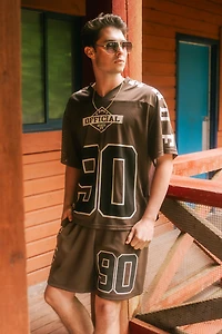 Jersey de football en filet imprimé