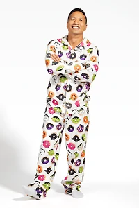 Ensemble Pyjamas de famille à imprimé Farce ou friandise pour homme