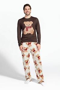 Ensemble Pyjamas de famille à imprimé Comfy Cubs pour hommes