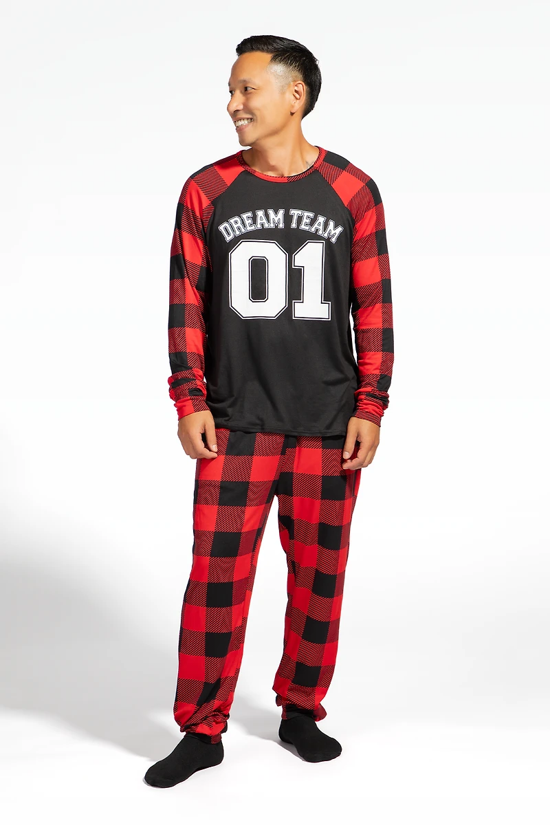 Ensemble-pyjama de famille Dream Team pour hommes