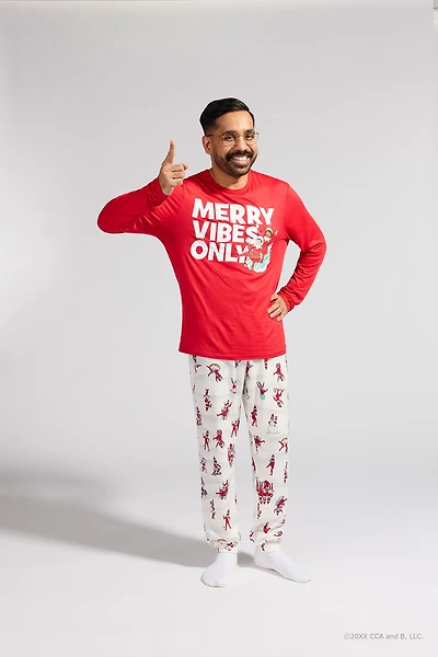 Mens Fammy Jammies Merry Vibes the Elf on Shelf® Pajama Set
