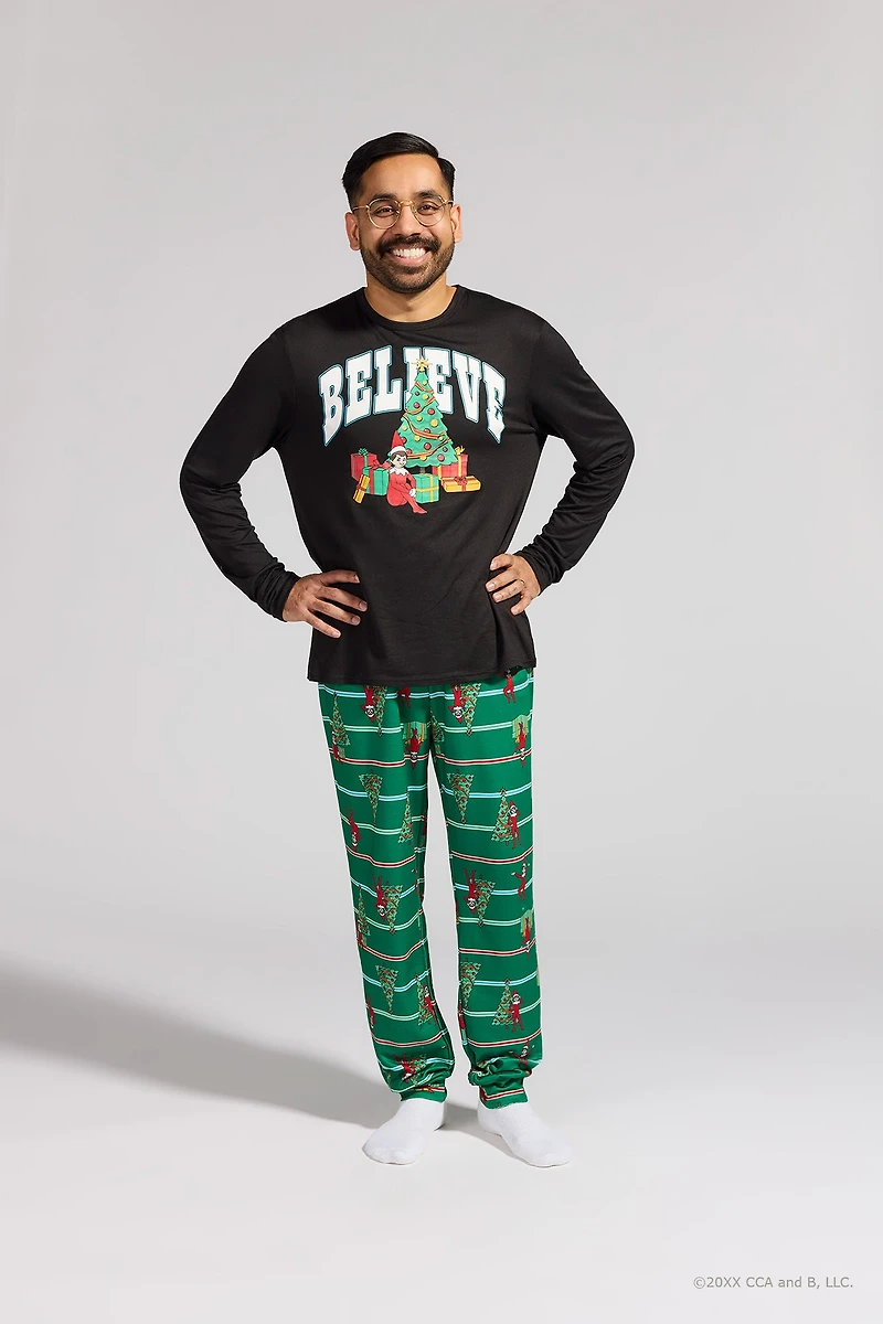 Mens Fammy Jammies Believe the Elf on Shelf® Pajama Set