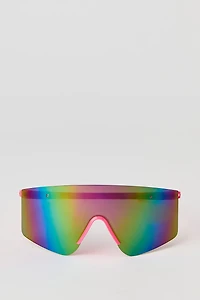 Lunettes de soleil Shield sans monture