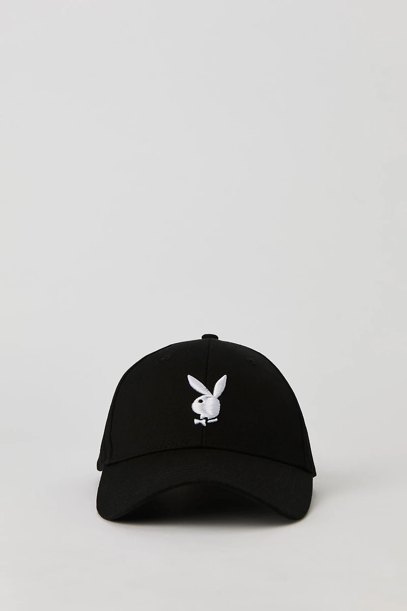 Casquette de base-ball à broderie lapin Playboy