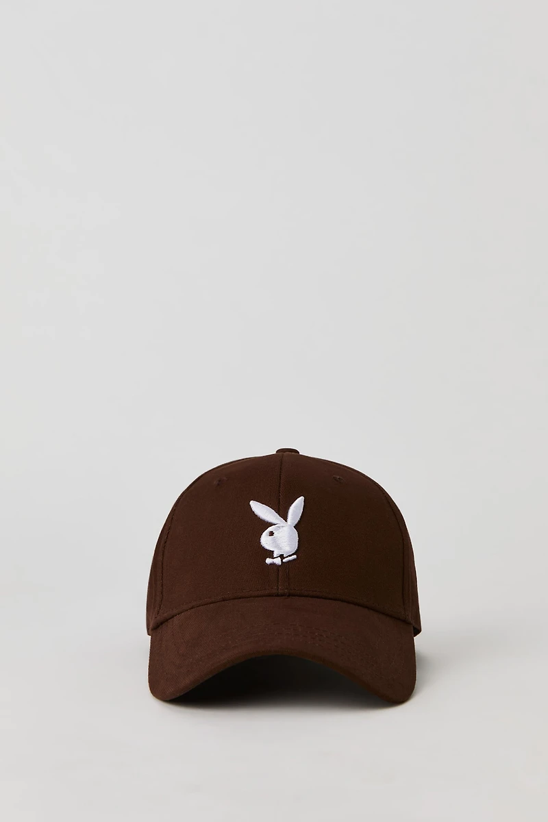 Casquette de base-ball à broderie lapin Playboy