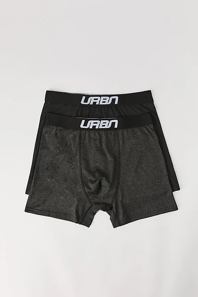 Caleçon boxeur uni (paquet de 2)