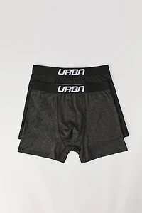 Caleçon boxeur uni (paquet de 2)