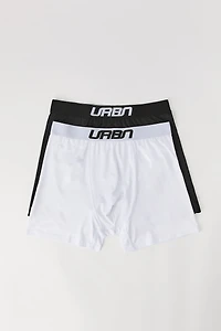 Caleçon boxeur uni (paquet de 2)