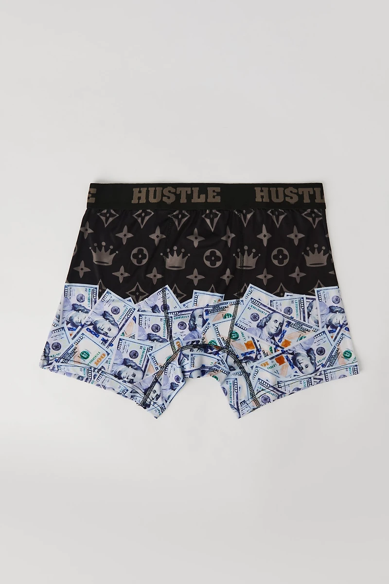 Caleçon à imprimé Hustle
