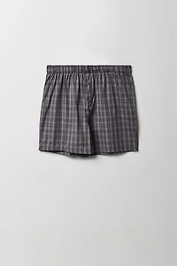 Short boxeur à carreaux