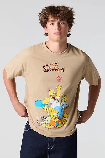 T-shirt à imprimé The Simpsons