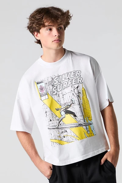 T-shirt à imprimé The Silver Surfer