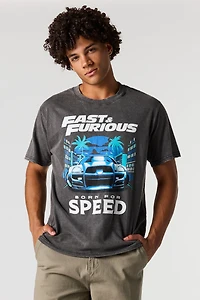 Fast & Furious Graphic Washed T-Shirt