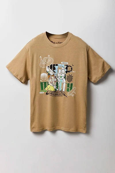 T-shirt à imprimé Rick and Morty
