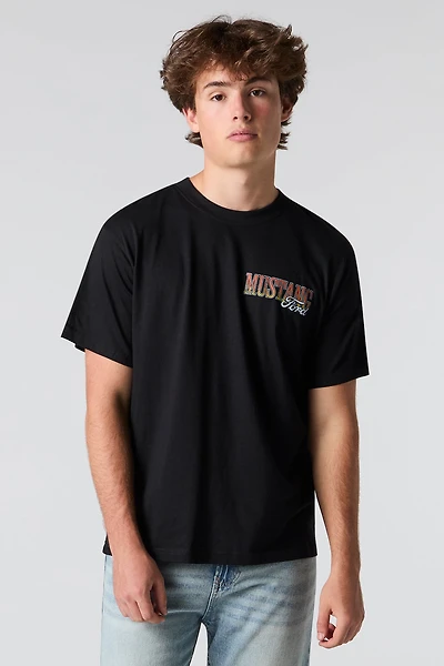 T-shirt à imprimé Ford Mustang
