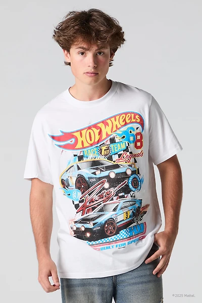T-shirt à imprimé Hot Wheels