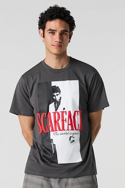Scarface Puff Print T-Shirt