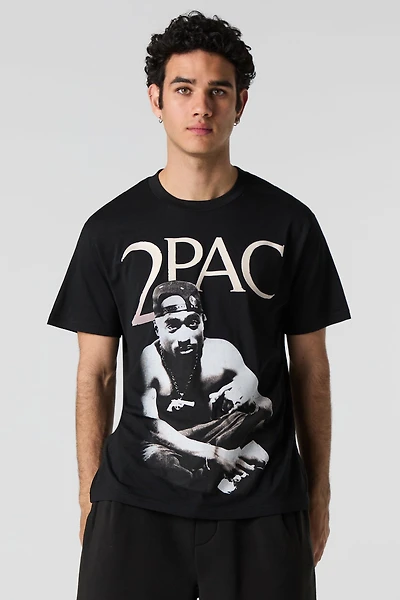 Tupac Puff Print T-Shirt
