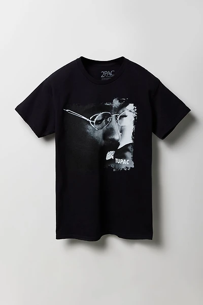 T-shirt ample à imprimé Tupac