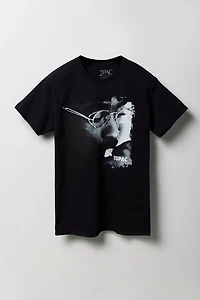 T-shirt ample à imprimé Tupac