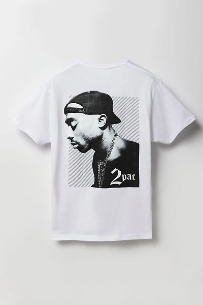T-shirt ample à imprimé Tupac