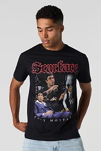 T-shirt à imprimé Scarface