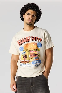 T-shirt à imprimé SpongeBob Krabby Patty