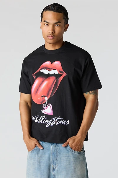 T-shirt à imprimé The Rolling Stones