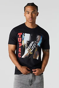 T-shirt à imprimé Tupac