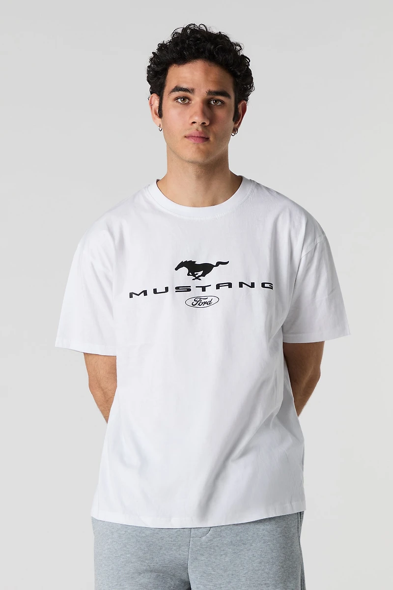 T-shirt ample à imprimé Ford Mustang