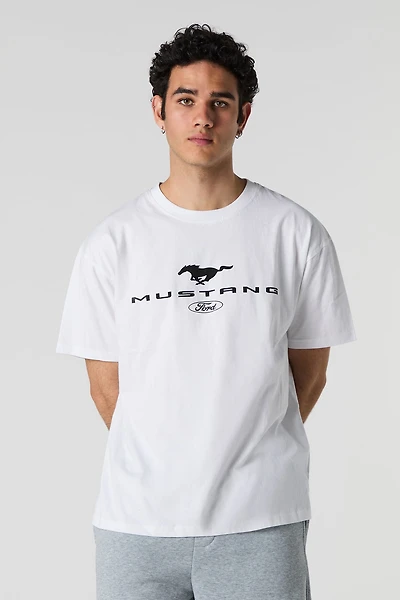T-shirt ample à imprimé Ford Mustang