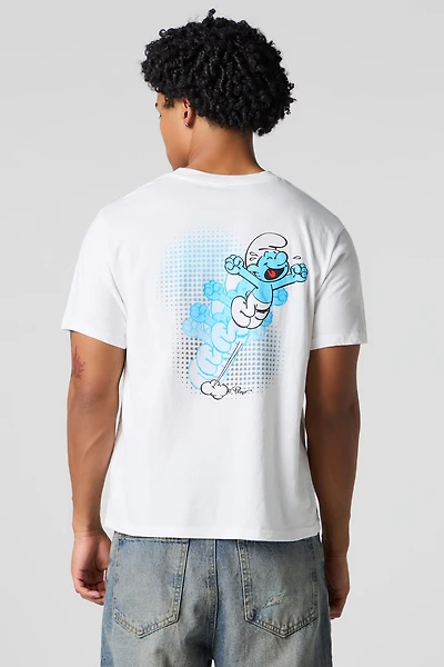 Smurf Graphic Boyfriend T-Shirt
