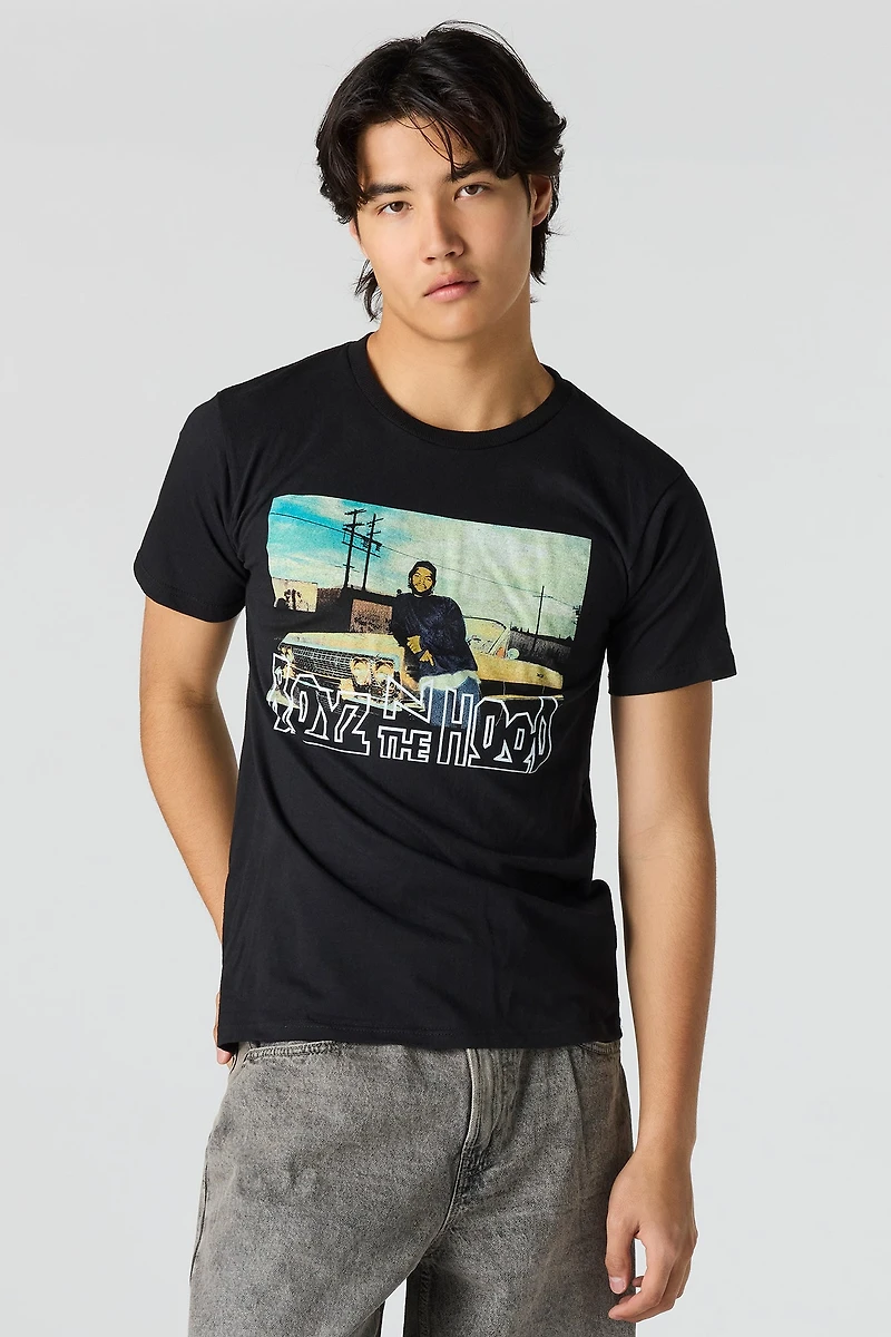 T-shirt à imprimé Boys N The Hood
