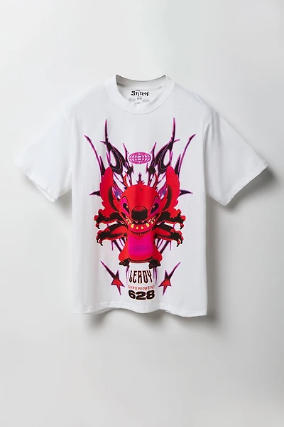 T-shirt à imprimé Leroy & Stitch