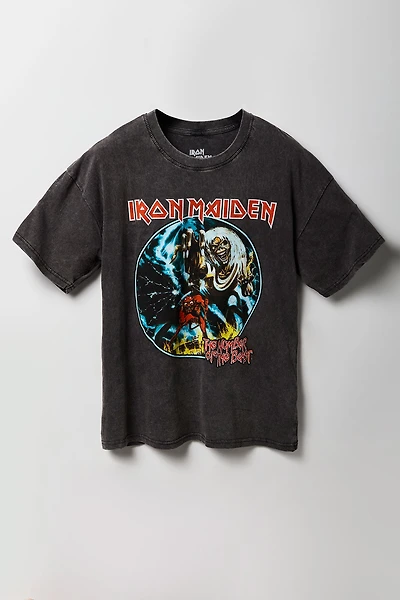 Iron Maiden Graphic Washed T-Shirt