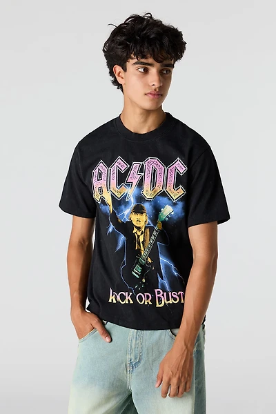 T-shirt à imprimé AC/DC