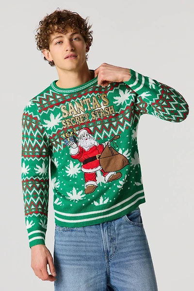 Santa's Stash Christmas Sweater