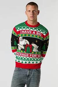 Santa Package Christmas Sweater