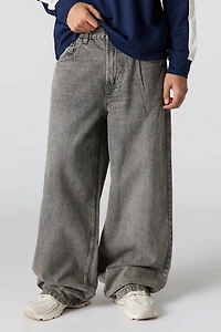 Wide Leg Grey Jean