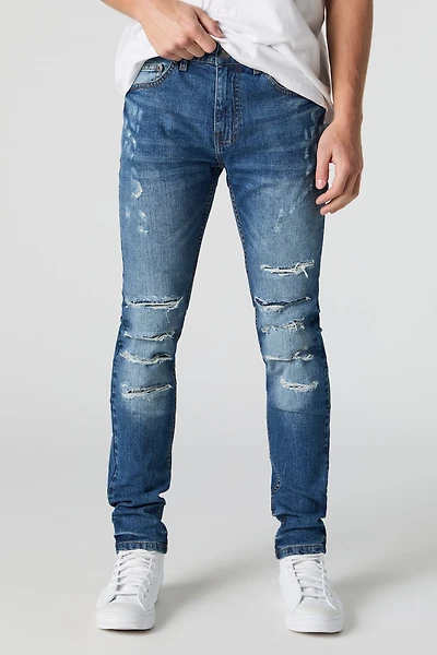 Medium Distressed Stretch Skinny Jean