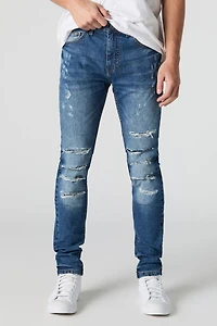 Medium Distressed Stretch Skinny Jean