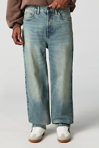 Jean rigide baggy