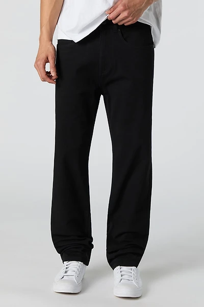 Black Straight Jean
