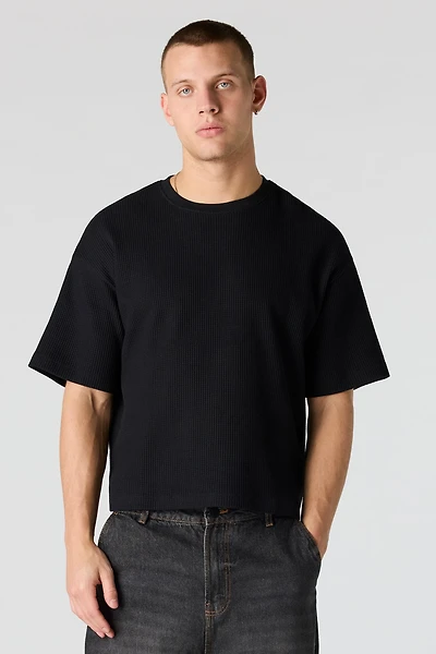 Textured Boxy T-Shirt