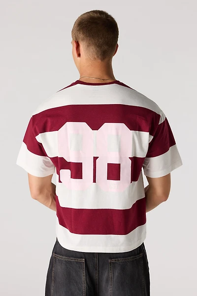 T-shirt carré rayé